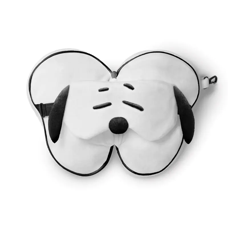 Relaxeazzz Peanuts cestovný vankúš maska na oči produktová fotografia