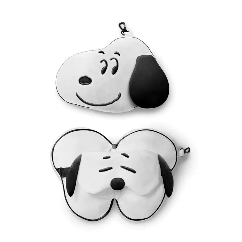 Relaxeazzz Peanuts cestovný vankúš maska na oči produktová fotografia