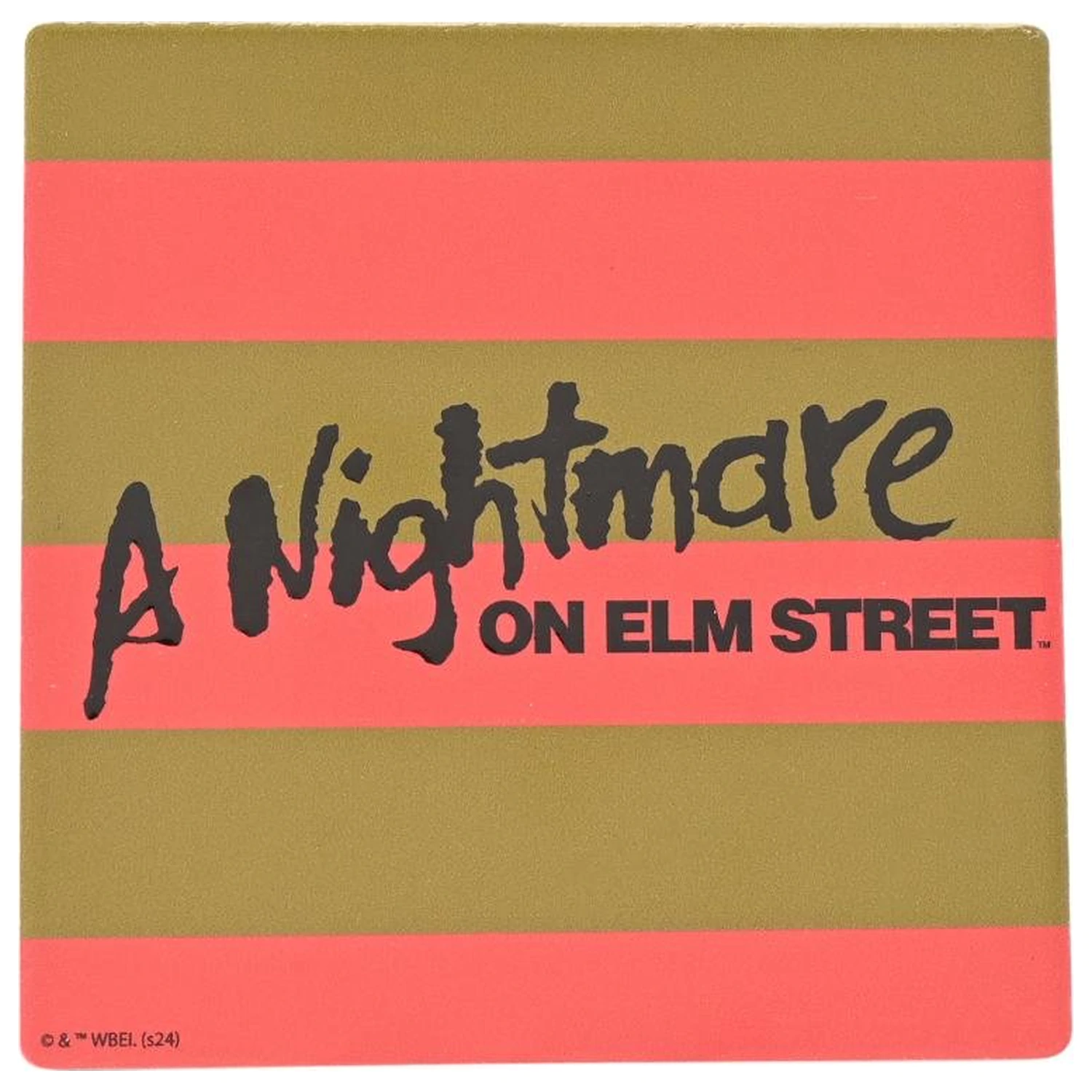 A Nightmare on Elm Street Freddy Stripes keramická štvorcová podložka pod poháre produktová fotografia