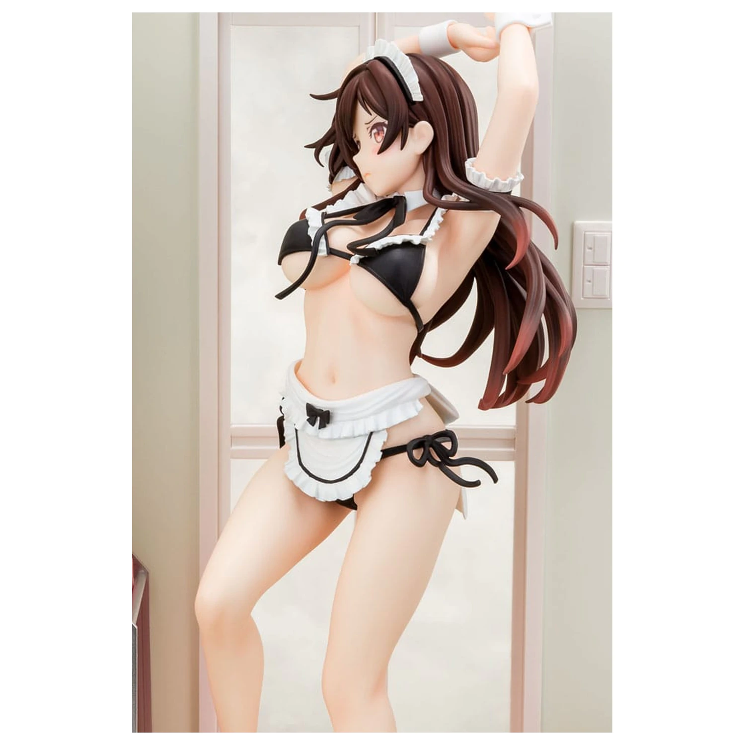Rent-A-Girlfriend PVC Socha 1/6 Chizuru Mizuhara Maid Bikini ni Okigae 30 cm produktová fotografia
