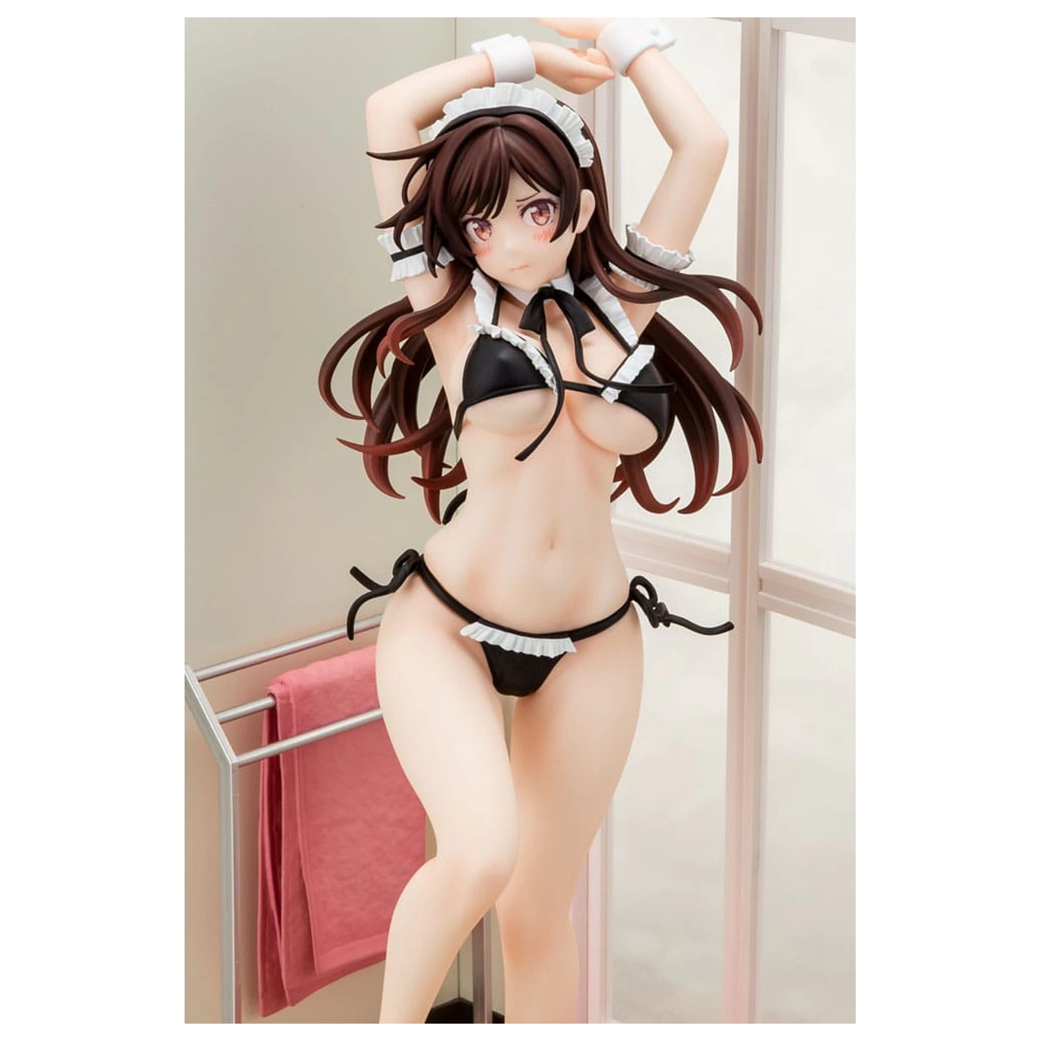 Rent-A-Girlfriend PVC Socha 1/6 Chizuru Mizuhara Maid Bikini ni Okigae 30 cm produktová fotografia