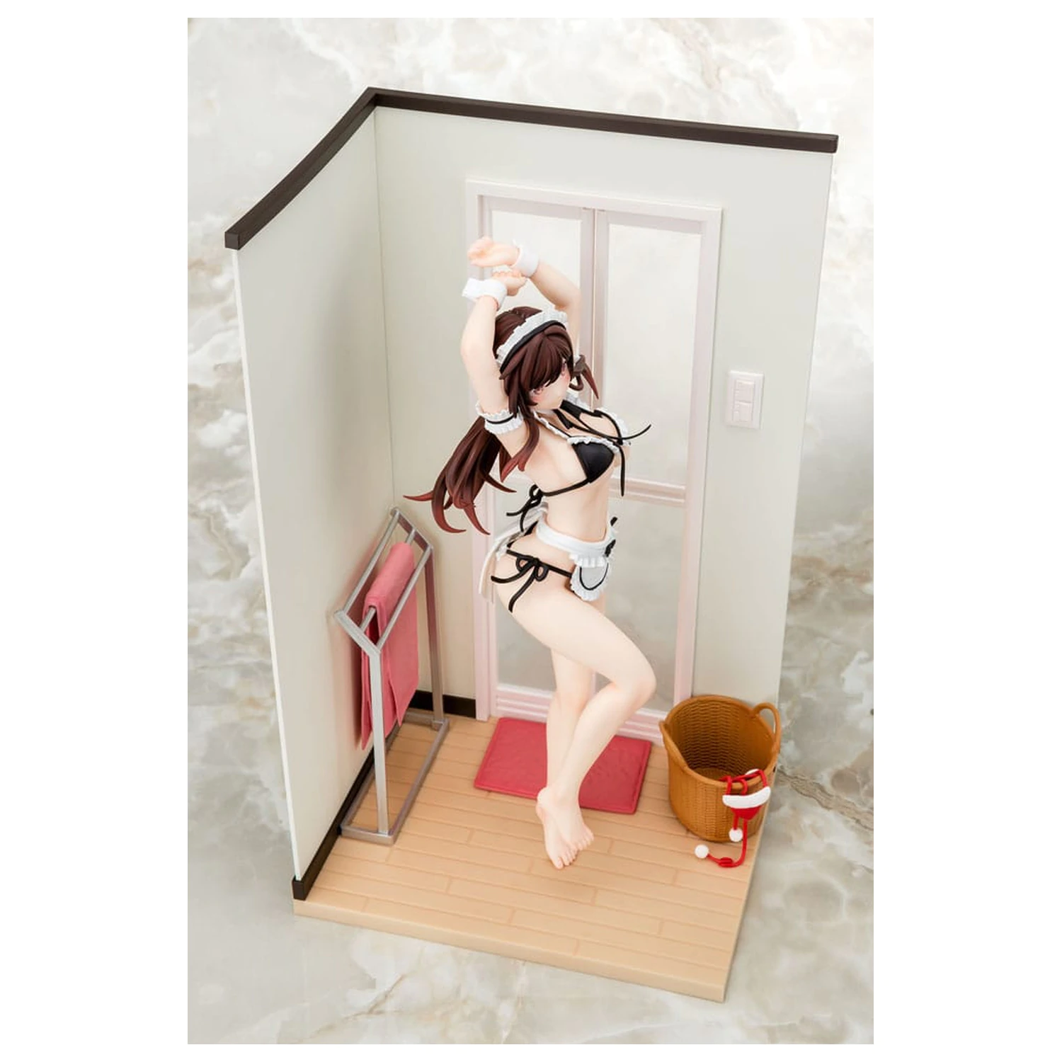 Rent-A-Girlfriend PVC Socha 1/6 Chizuru Mizuhara Maid Bikini ni Okigae 30 cm produktová fotografia