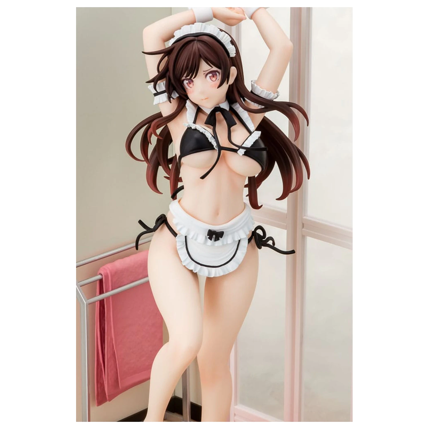 Rent-A-Girlfriend PVC Socha 1/6 Chizuru Mizuhara Maid Bikini ni Okigae 30 cm produktová fotografia