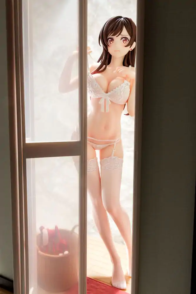 Rent-A-Girlfriend PVC Socha 1/6 Chizuru Mizuhara See-through lingerie figure angel white Ver. 23 cm produktová fotografia