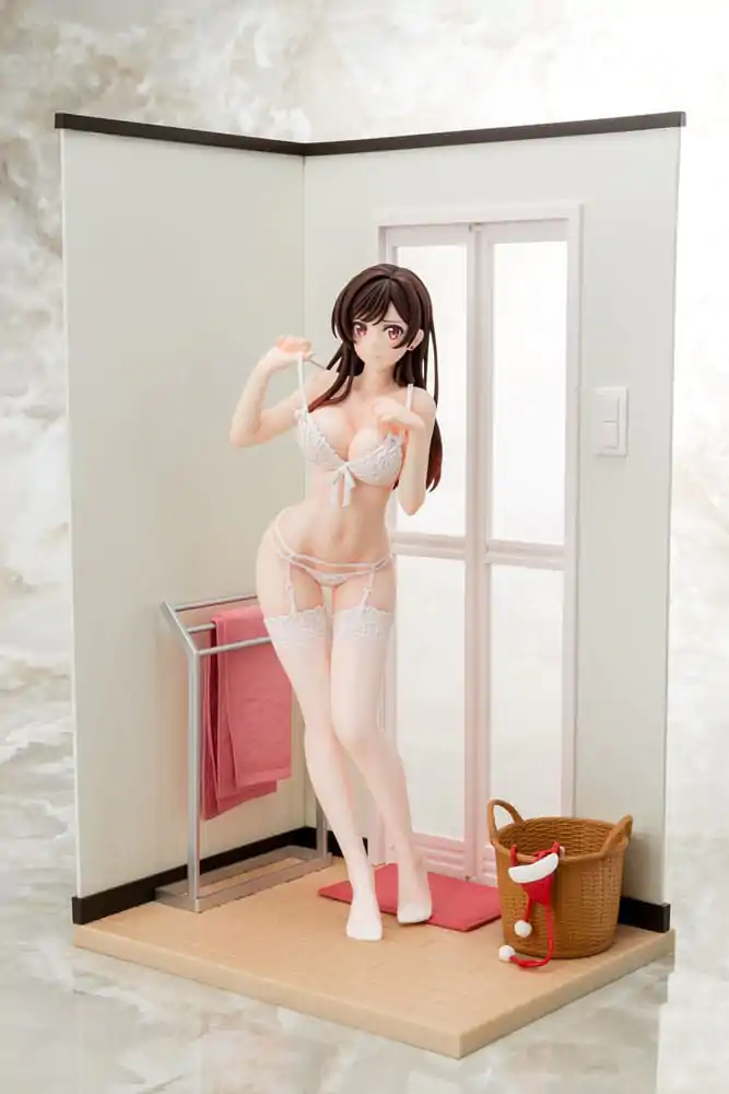 Rent-A-Girlfriend PVC Socha 1/6 Chizuru Mizuhara See-through lingerie figure angel white Ver. 23 cm produktová fotografia