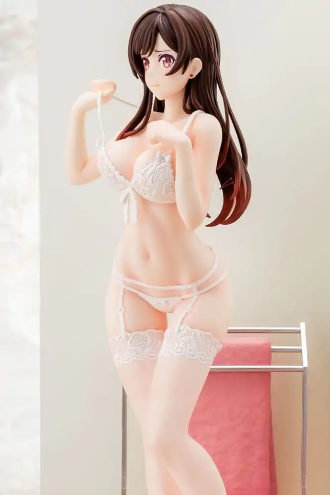 Rent-A-Girlfriend PVC Socha 1/6 Chizuru Mizuhara See-through lingerie figure angel white Ver. 23 cm produktová fotografia