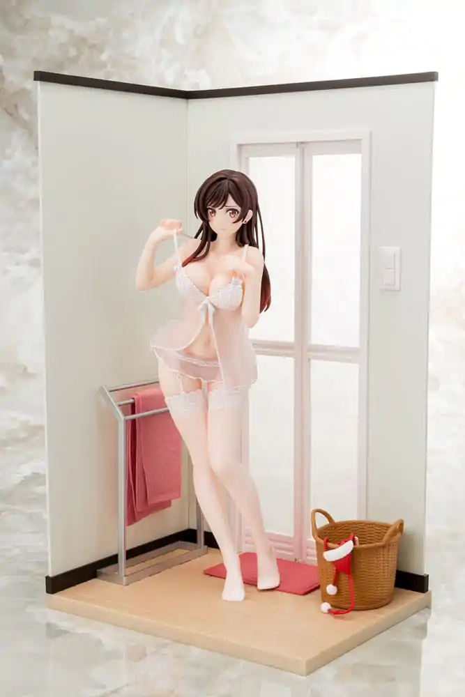 Rent-A-Girlfriend PVC Socha 1/6 Chizuru Mizuhara See-through lingerie figure angel white Ver. 23 cm produktová fotografia