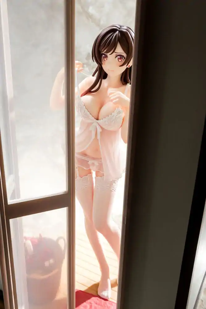 Rent-A-Girlfriend PVC Socha 1/6 Chizuru Mizuhara See-through lingerie figure angel white Ver. 23 cm produktová fotografia