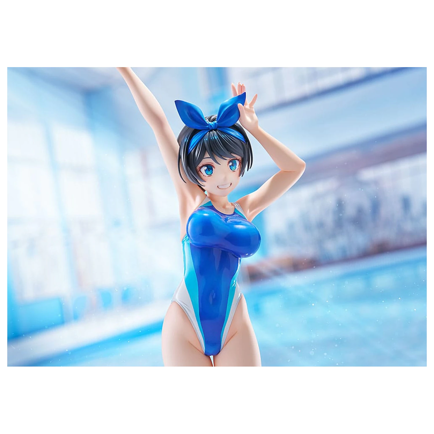 Rent-a-Girlfriend PVC Socha 1/7 Ruka Sarashina Competition Swimsuit Ver. 29 cm produktová fotografia