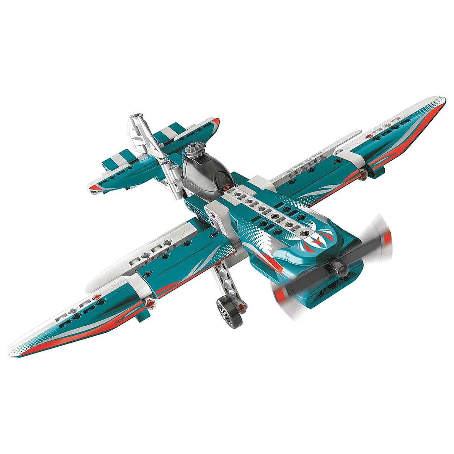 Mechanika lietadiel a helikoptér, stavebná hračka 10 v 1 produktová fotografia