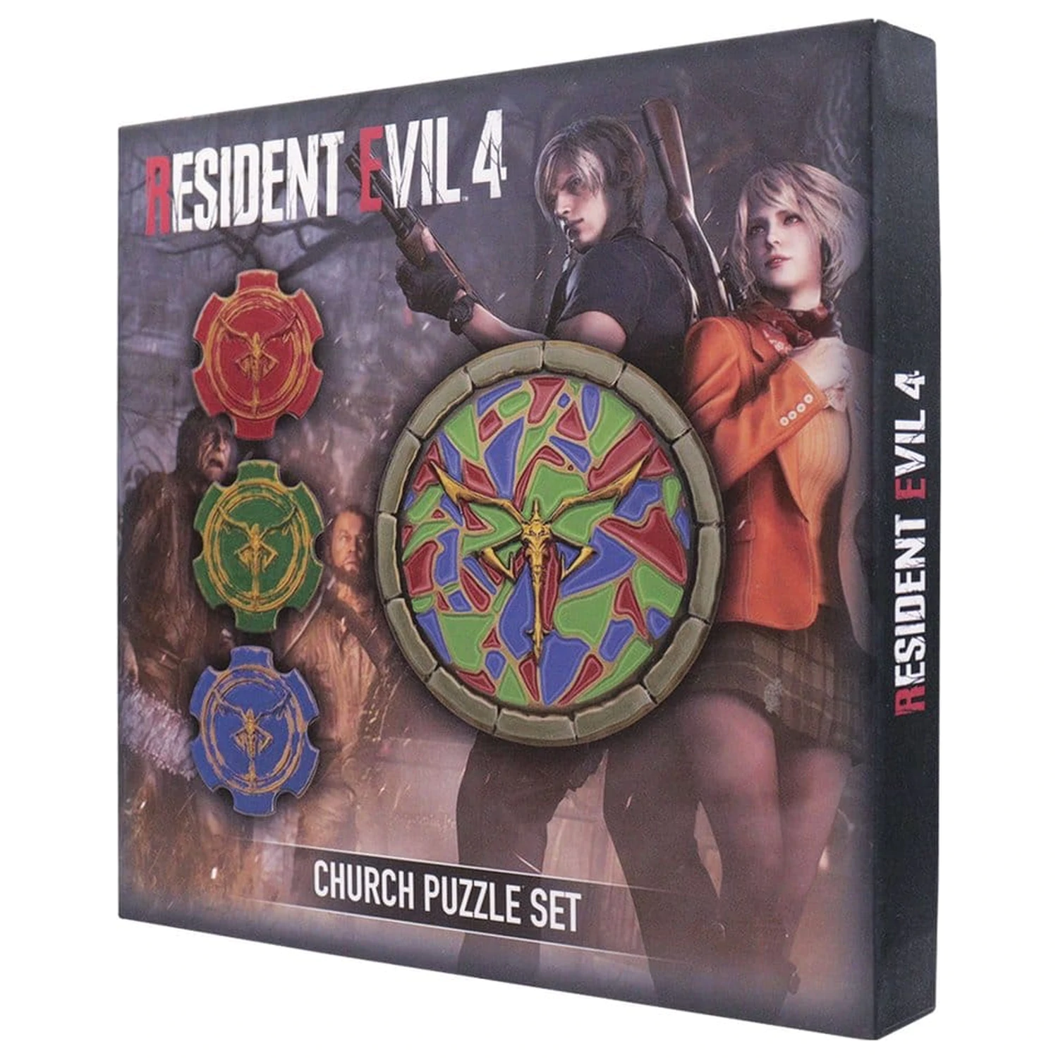 Resident Evil 4 Replika Kostolná Súprava Medailónov z Puzzle produktová fotografia