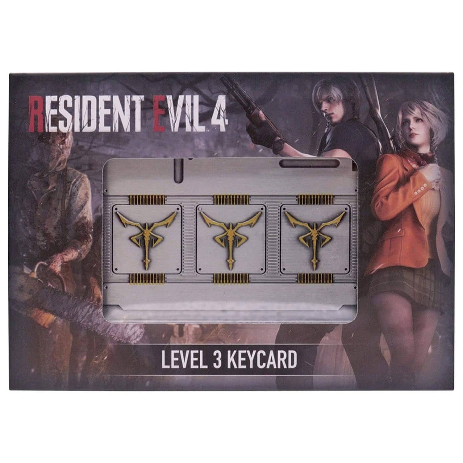 Resident Evil 4 Replika prístupových kariet Level 3 limitovaná edícia produktová fotografia