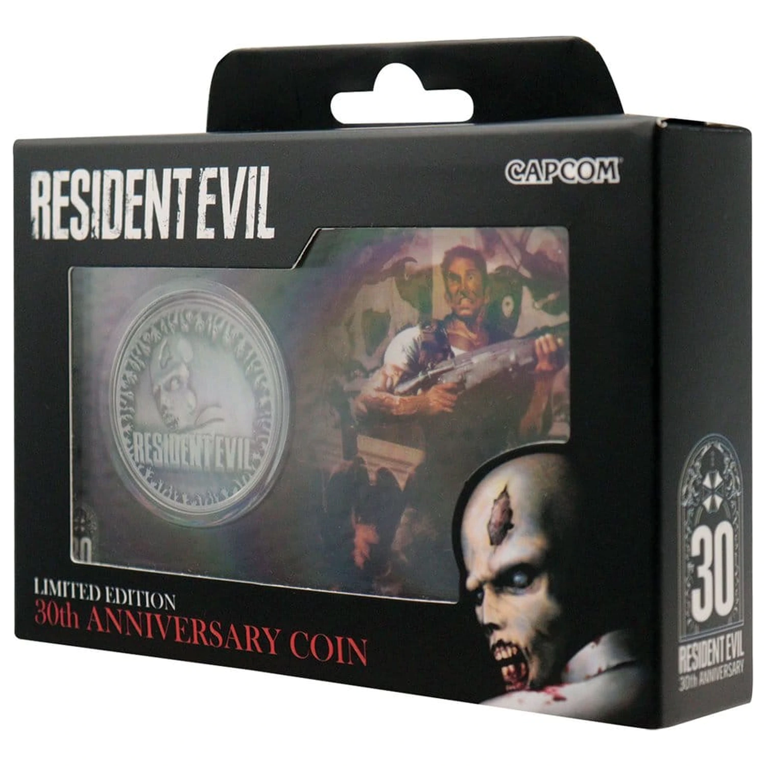 Resident Evil Zberateľská minca 30. výročie produktová fotografia