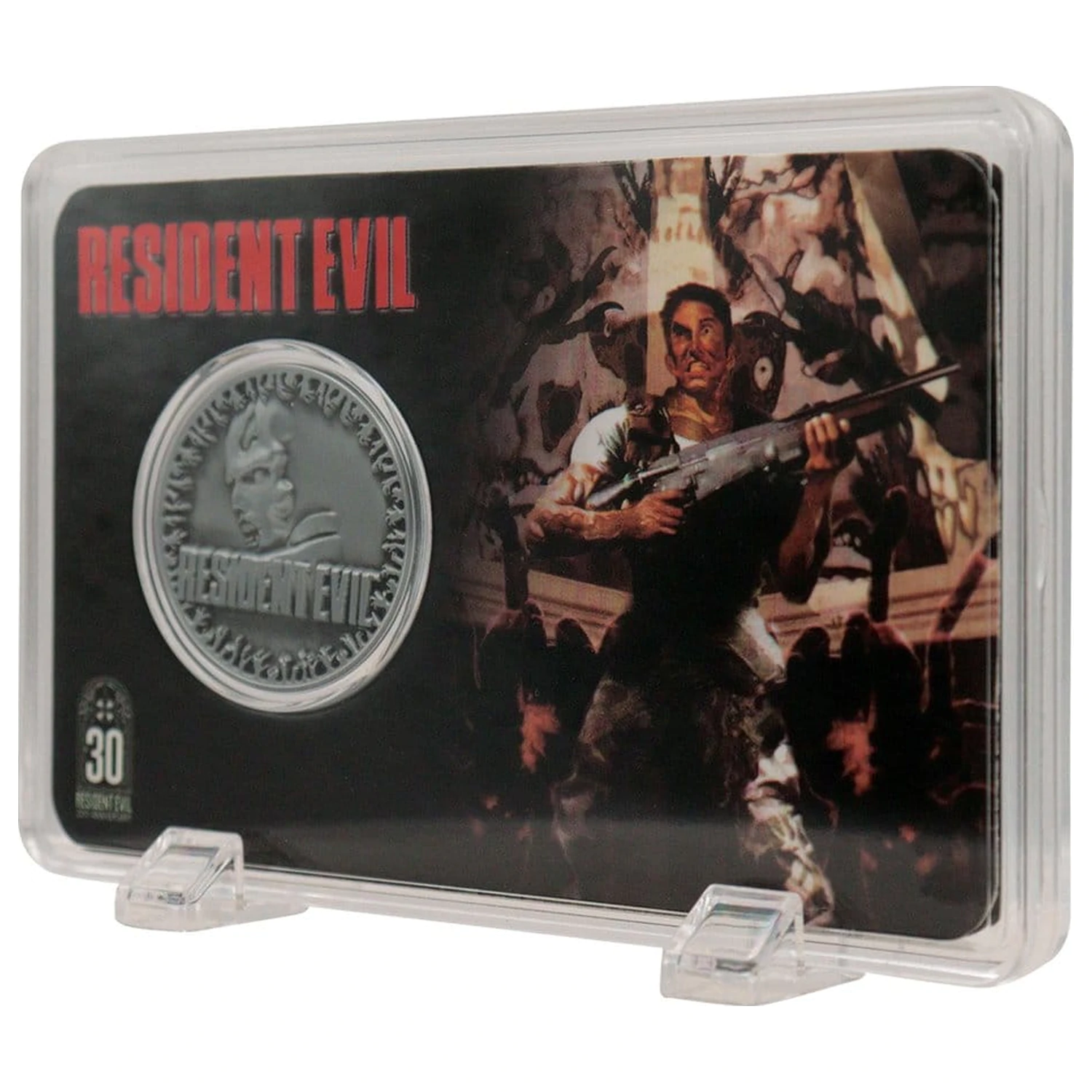 Resident Evil Zberateľská minca 30. výročie produktová fotografia