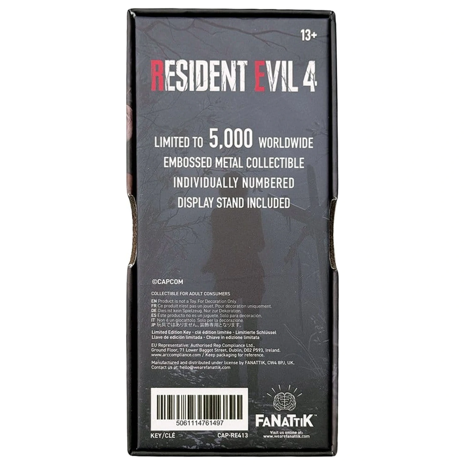 Resident Evil replika kľúča od žalára limitovaná edícia 11 x 5 cm produktová fotografia