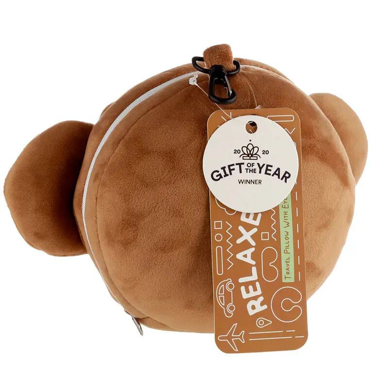 Relaxeazzz Adoramals Monkey cestovný vankúš a maska na oči produktová fotografia