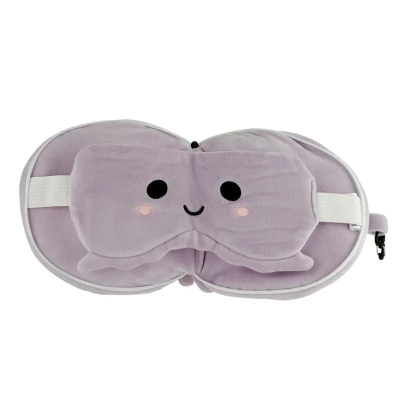 Relaxeazzz Adoramals Octopus cestovný vankúš a maska na oči produktová fotografia