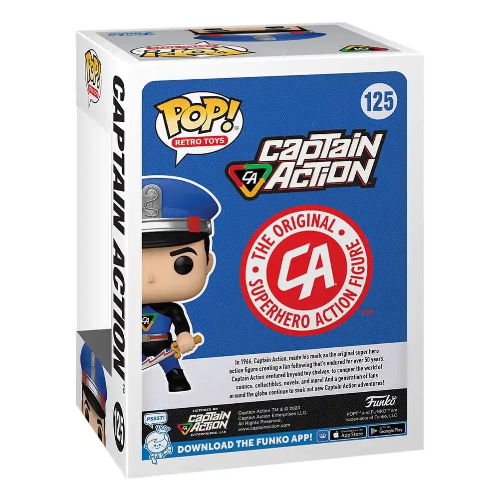Retro Toys Heroes POP! Figúrka z vinylu Captain Action 9 cm produktová fotografia