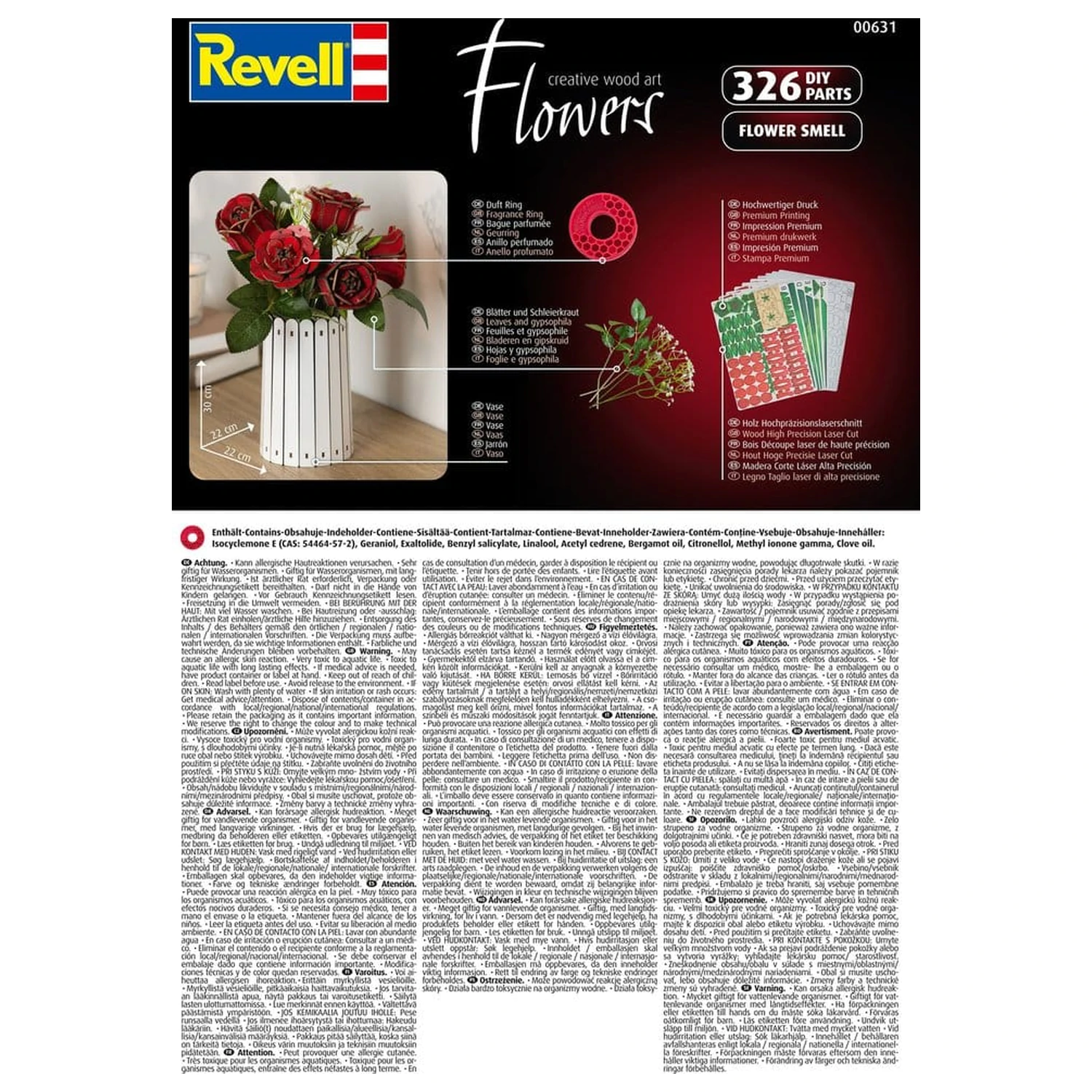 Revell Kvety Drevené kvety Sen ruží 22 cm produktová fotografia