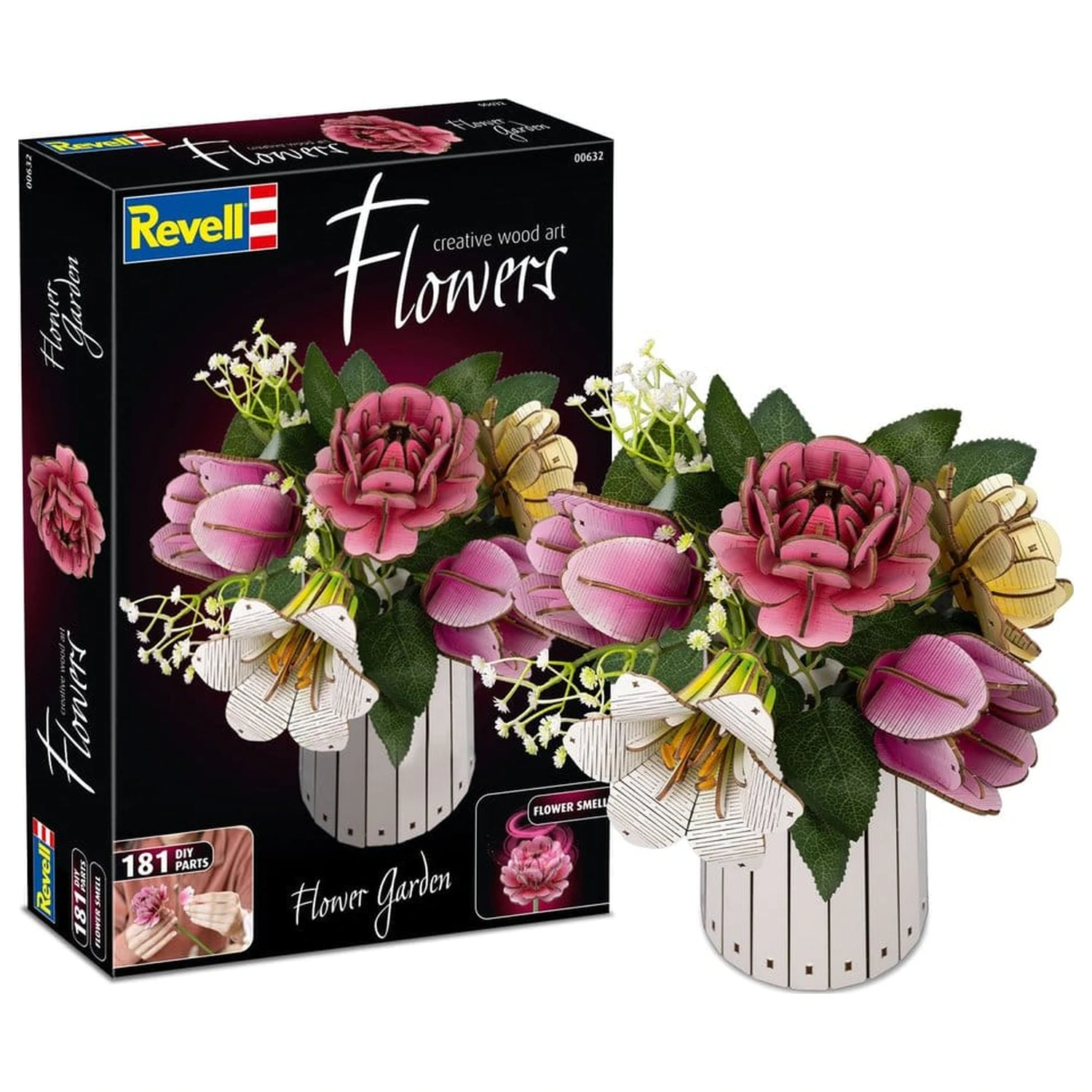 Revell Flowers Drevené kvety kvetinová záhrada 22 cm produktová fotografia