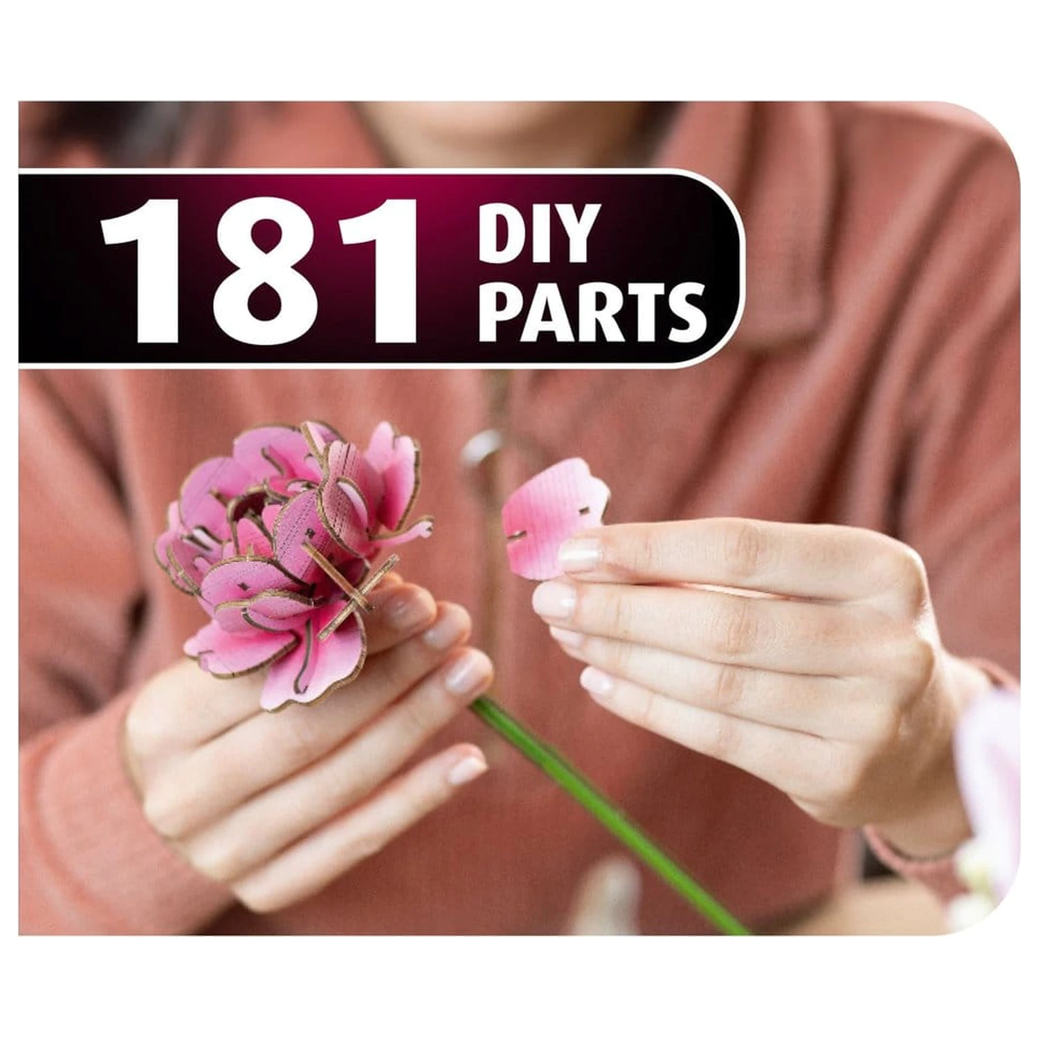 Revell Flowers Drevené kvety kvetinová záhrada 22 cm produktová fotografia