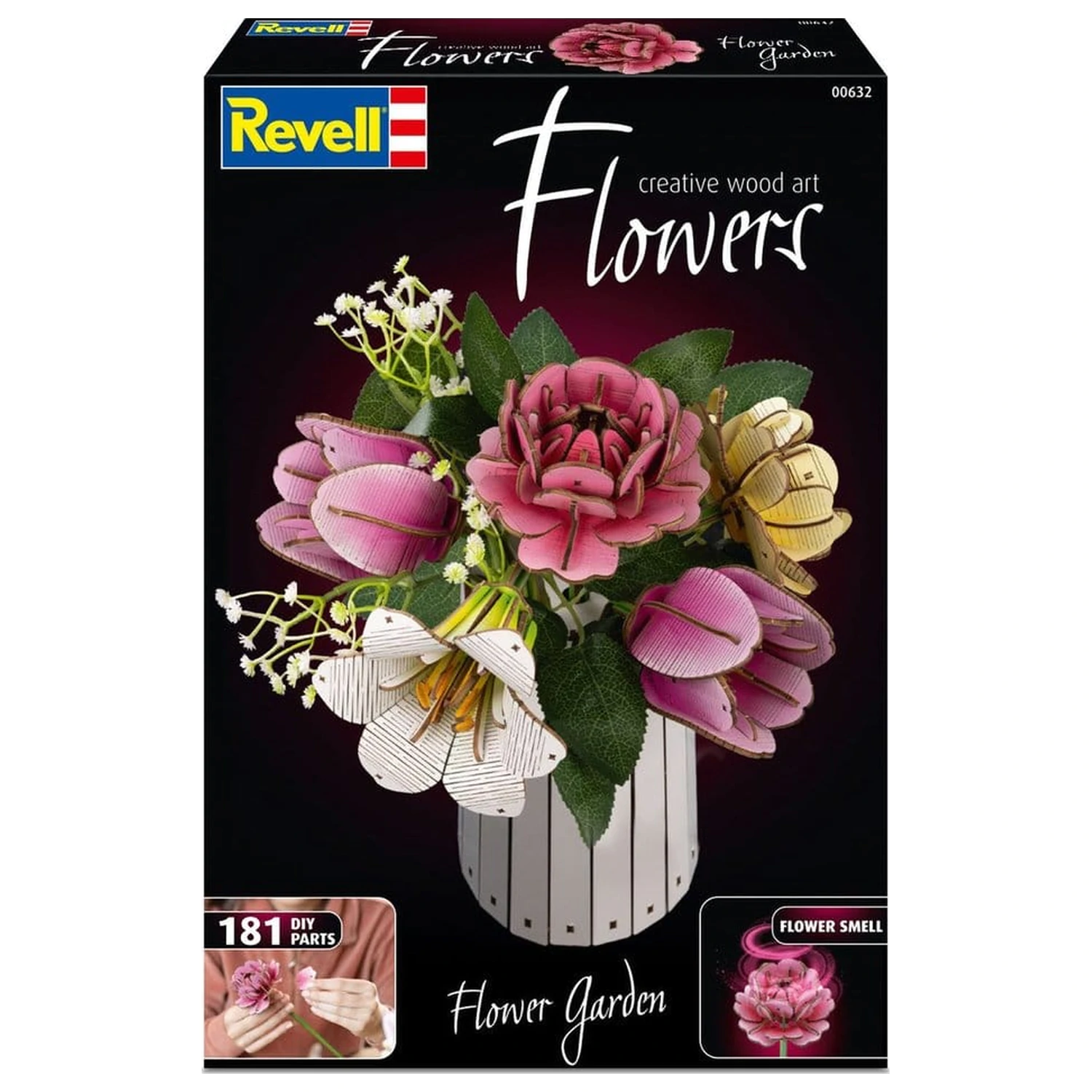 Revell Flowers Drevené kvety kvetinová záhrada 22 cm produktová fotografia