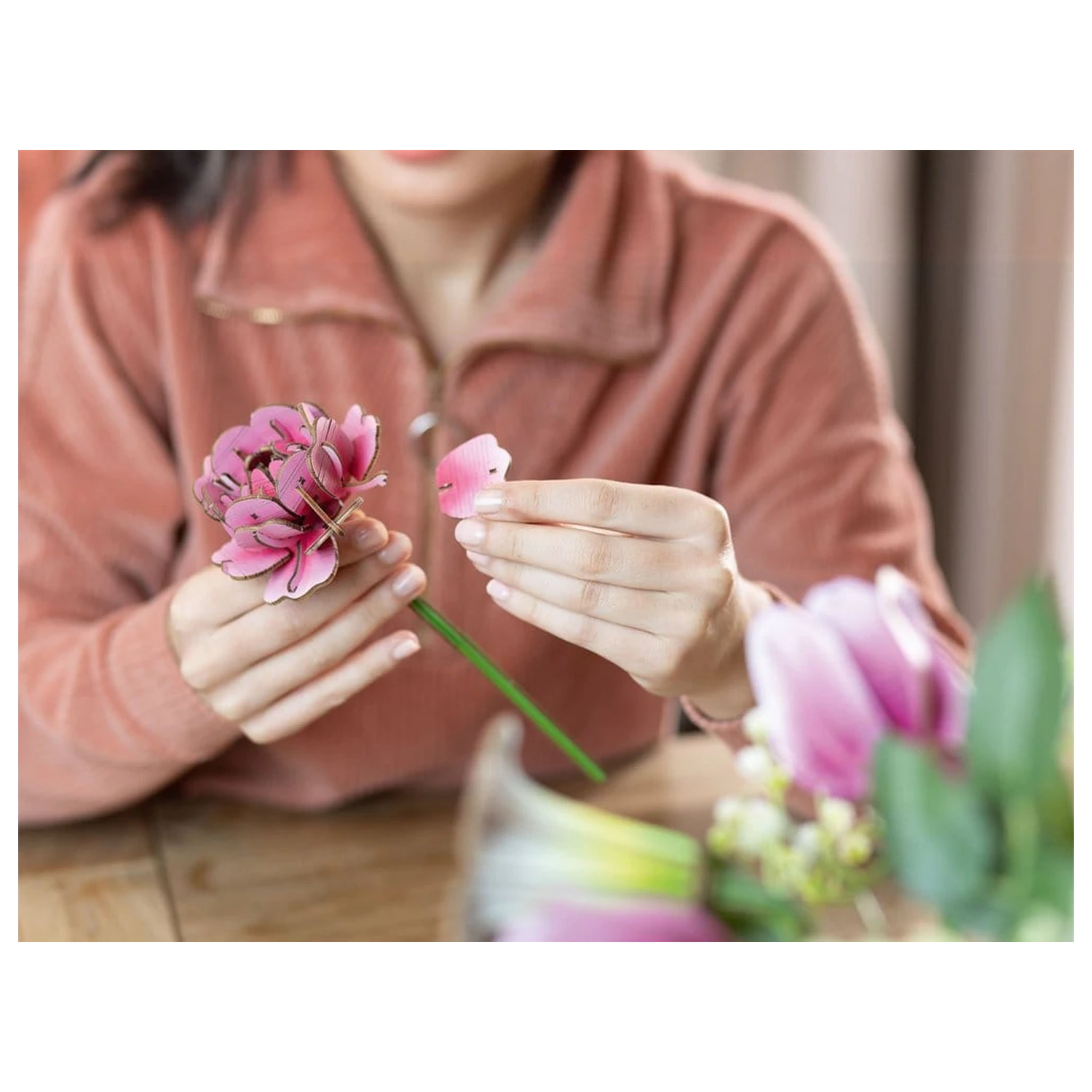 Revell Flowers Drevené kvety kvetinová záhrada 22 cm produktová fotografia