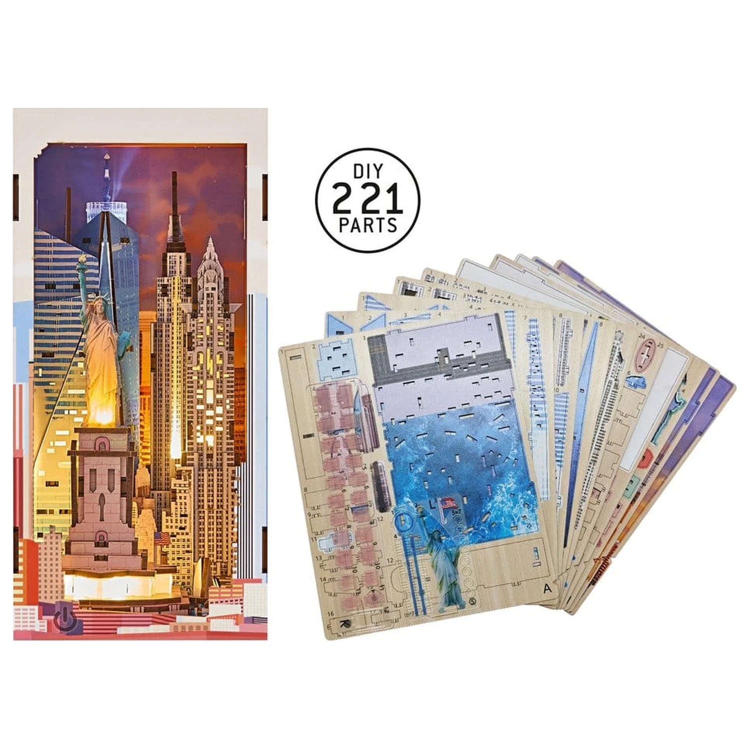 Revell Tiny Adventures Book Nook Mini Dioráma New York 18 cm produktová fotografia