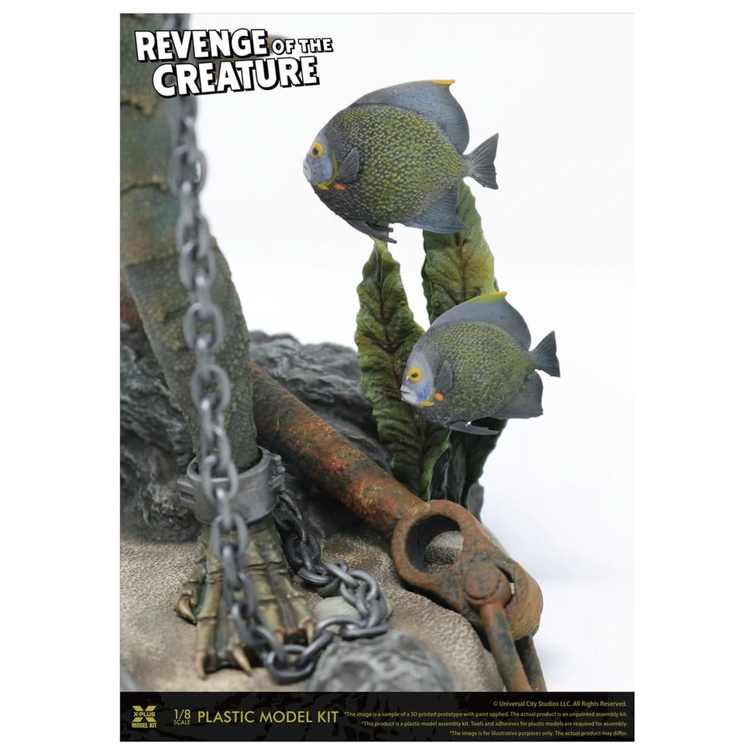 Revenge of the Creature plastový model kit 1/8 Revenge of the Creature 28 cm (Reprodukcia) produktová fotografia