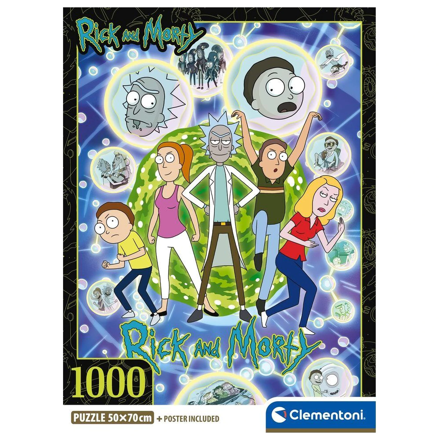 Rick and Morty 1 puzzle 1000 kusov produktová fotografia