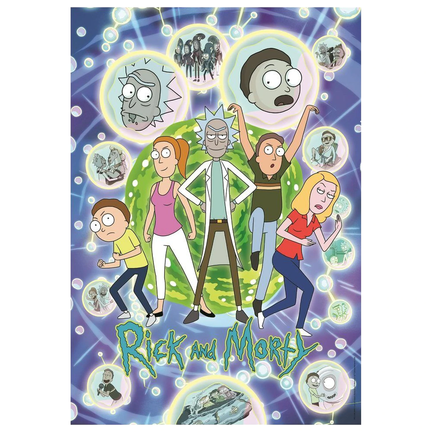 Rick and Morty 1 puzzle 1000 kusov produktová fotografia