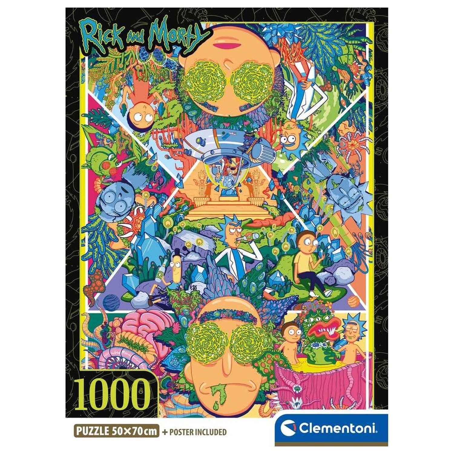 Rick and Morty 2 puzzle 1000 kusov produktová fotografia