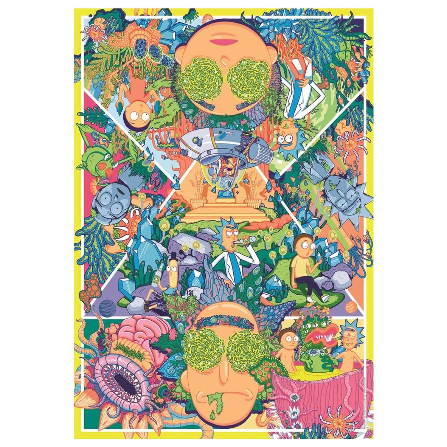 Rick and Morty 2 puzzle 1000 kusov produktová fotografia