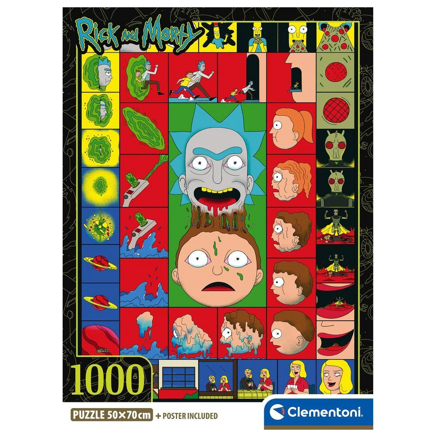 Rick and Morty 3 puzzle 1000 kusov produktová fotografia