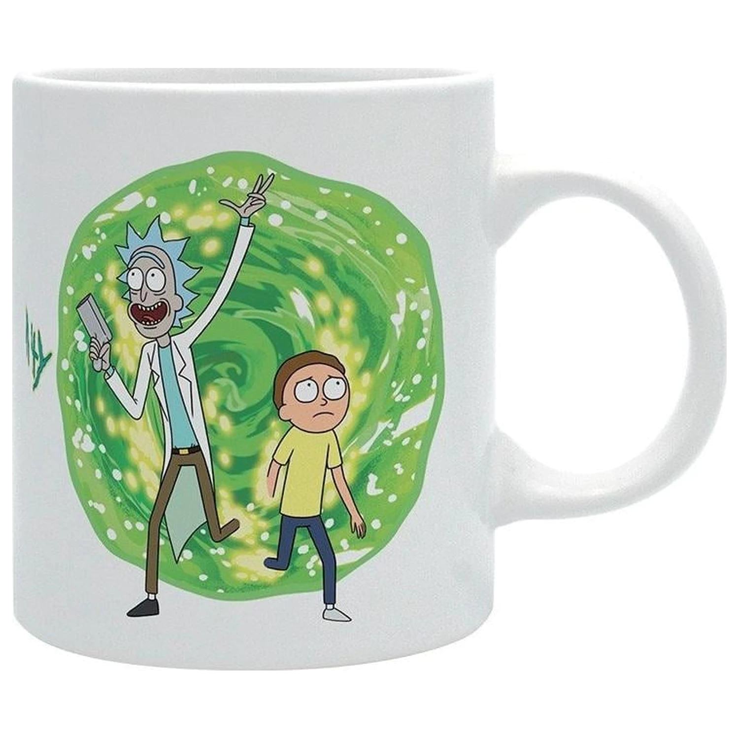 Rick and Morty hrnček Portal Subli produktová fotografia