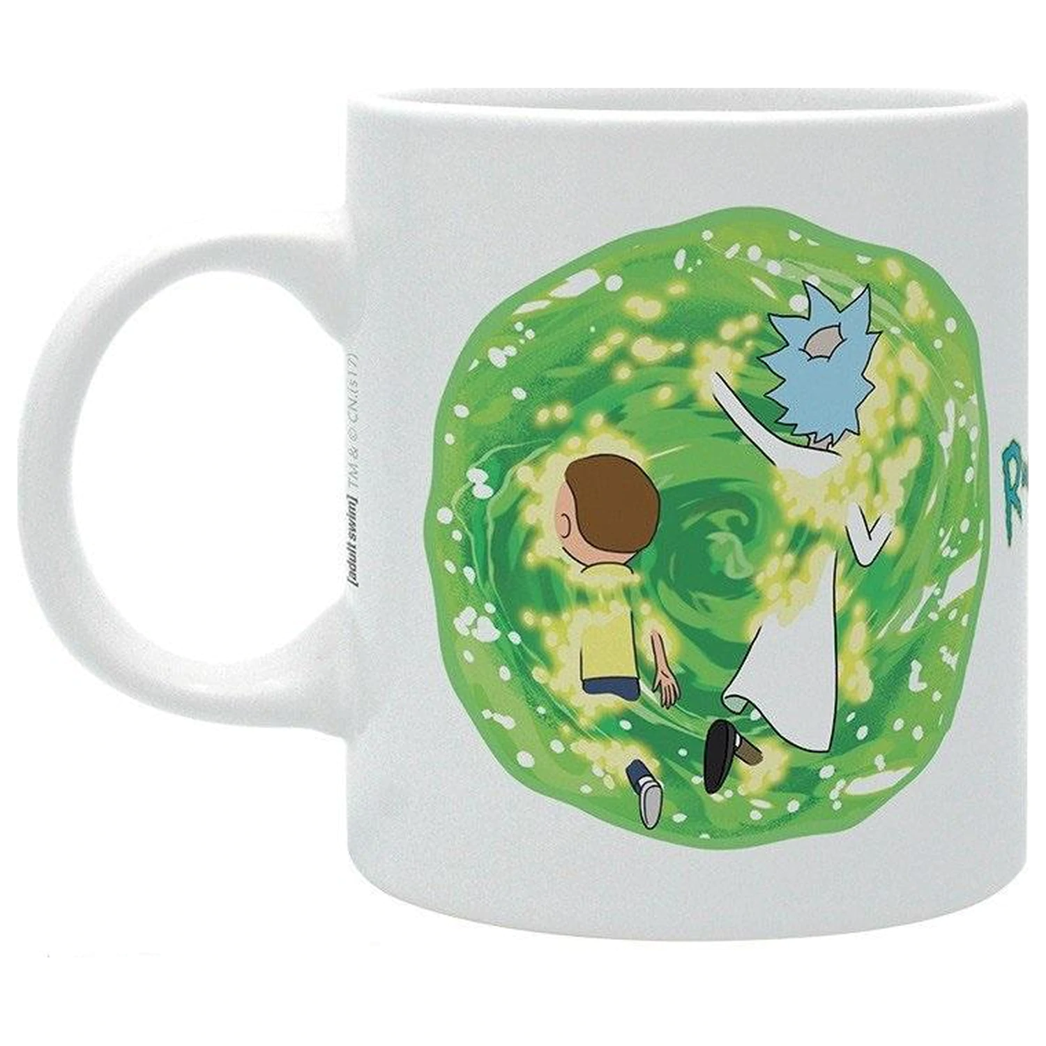 Rick and Morty hrnček Portal Subli produktová fotografia