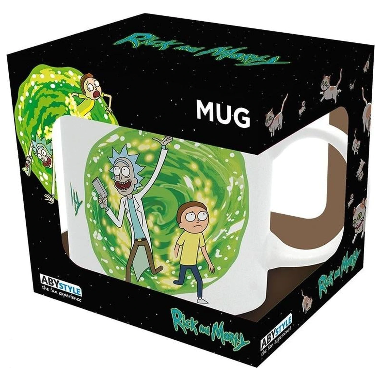 Rick and Morty hrnček Portal Subli produktová fotografia
