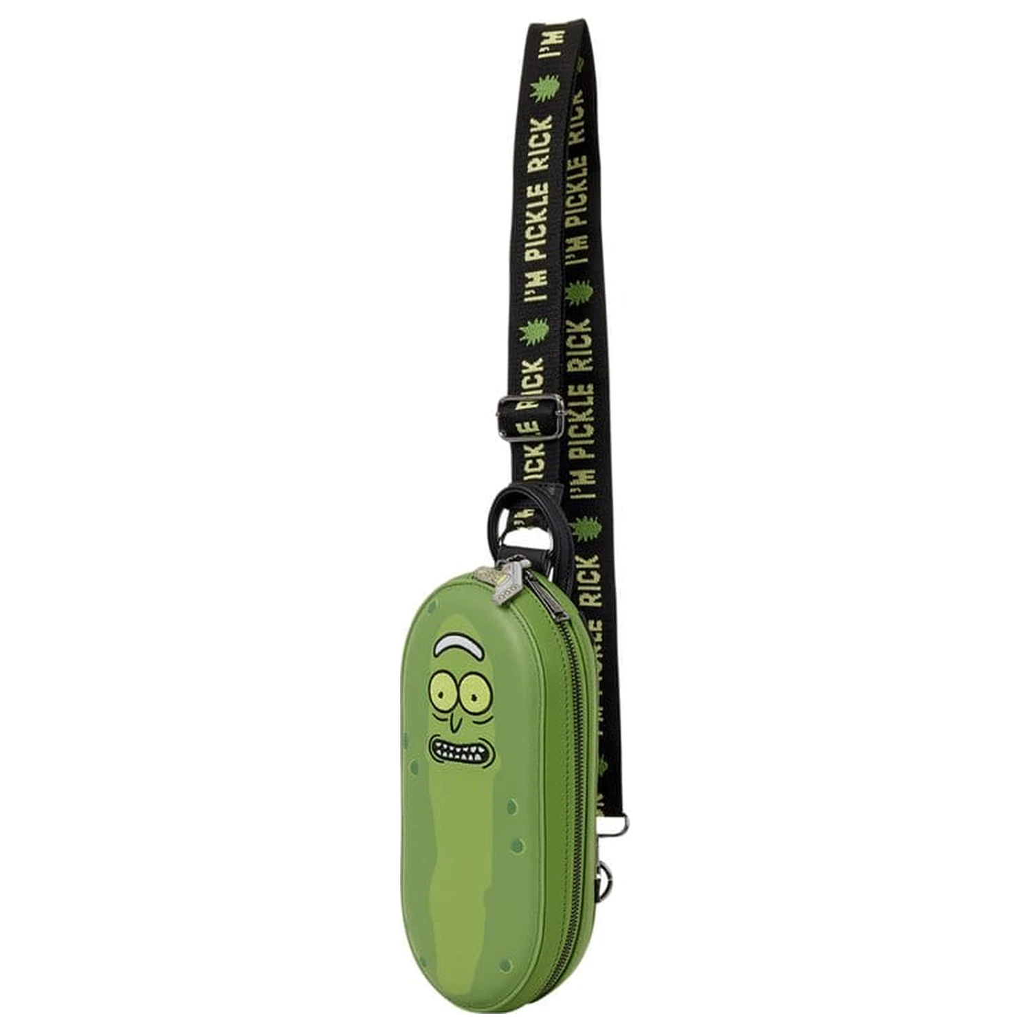Rick and Morty by Loungefly taška cez rameno Pickle Rick produktová fotografia