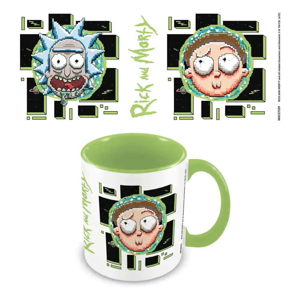 Rick and Morty Hrnček Pixel Breakout produktová fotografia