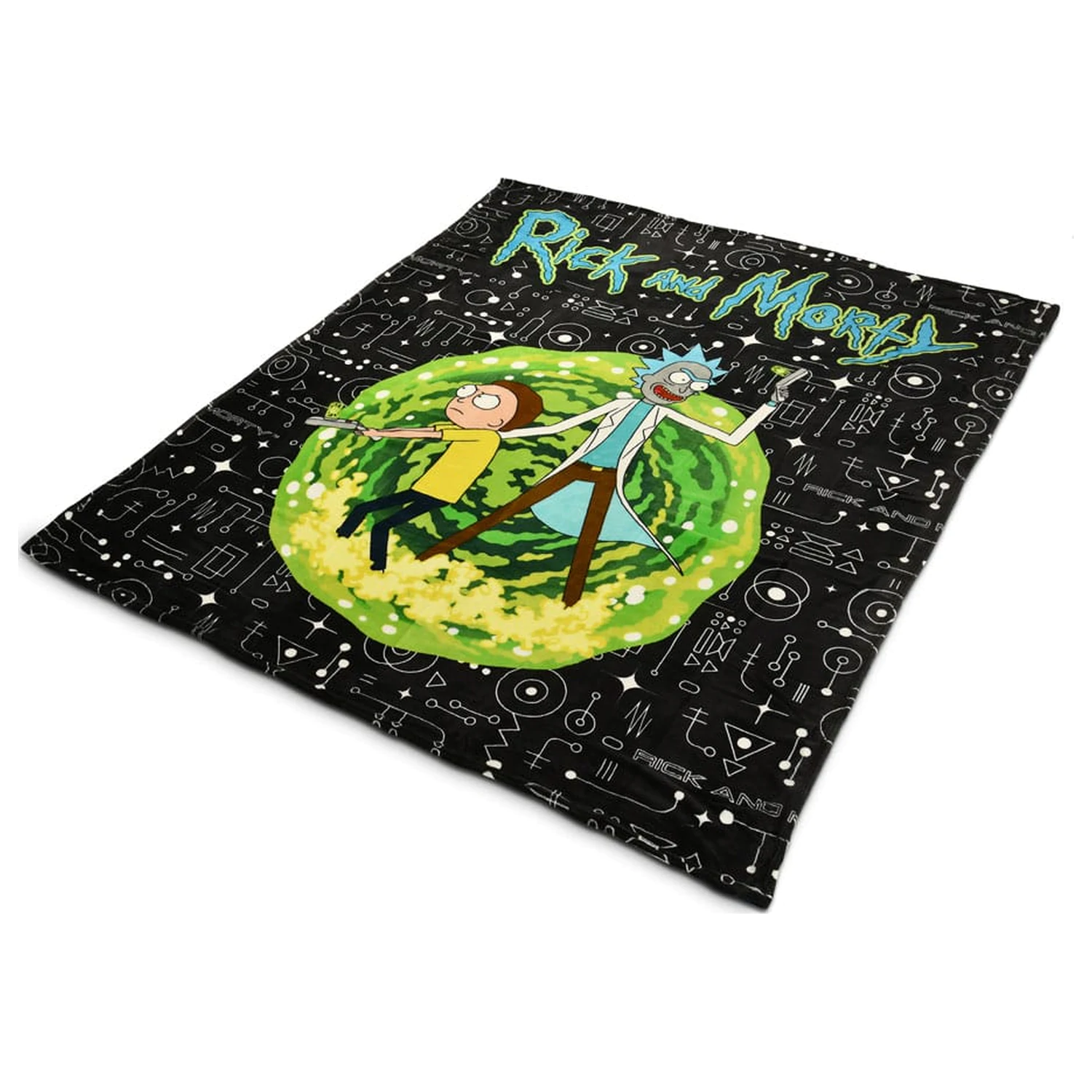 Rick and Morty Hrejivá deka Portal 180 x 200 cm produktová fotografia