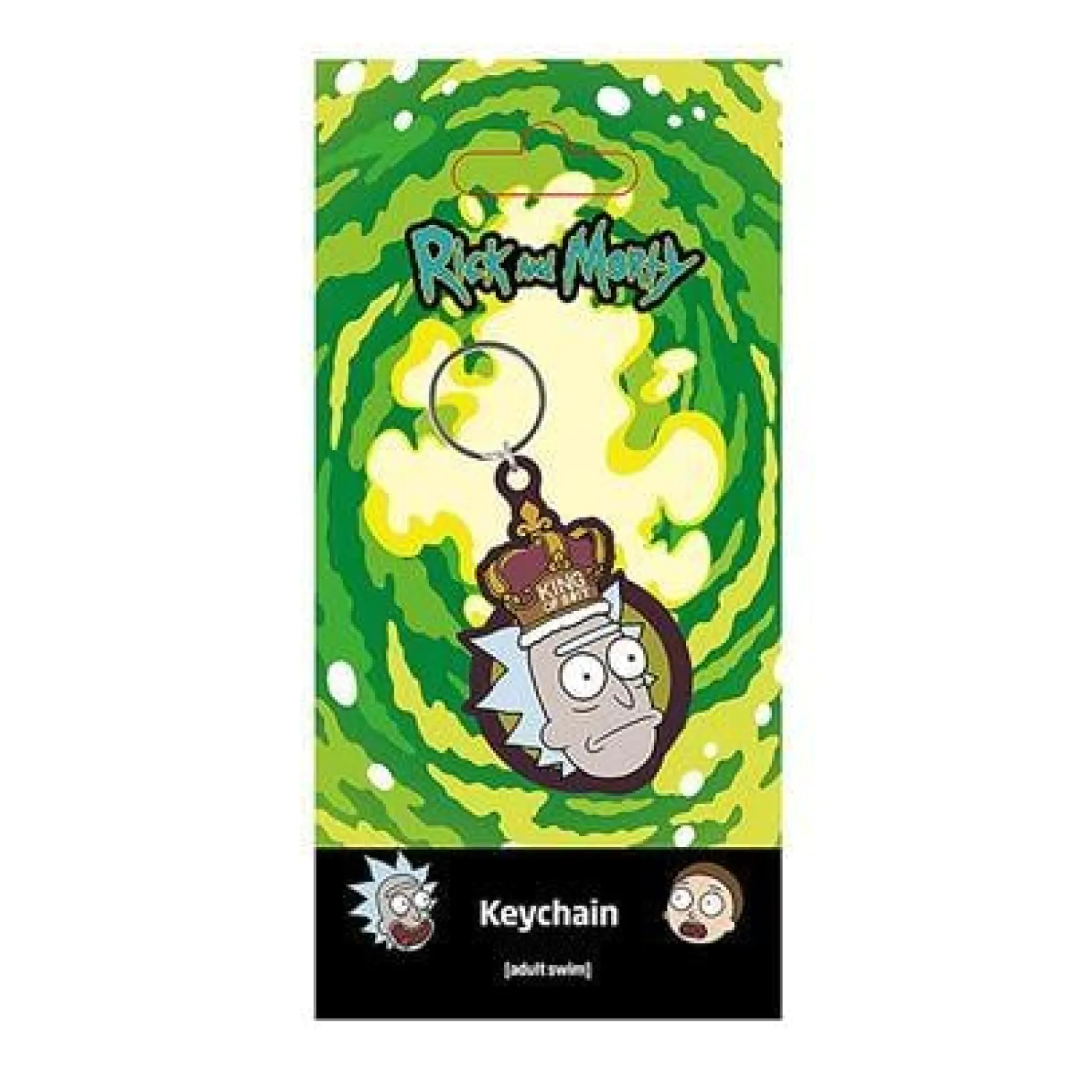 Rick and Morty PVC prívesok na kľúče King of S**t produktová fotografia