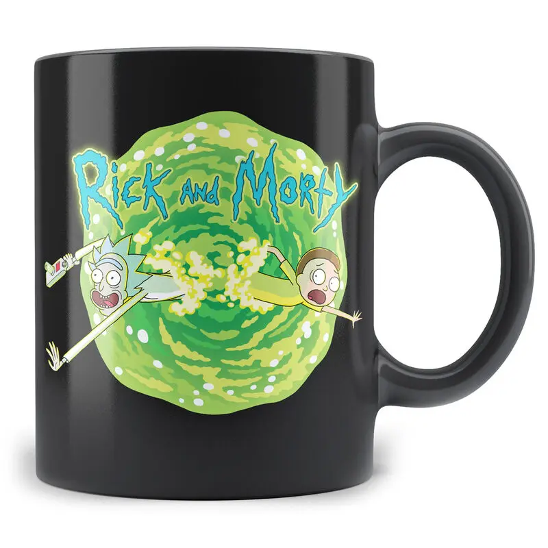 Rick & Morty Hrnček Logo produktová fotografia