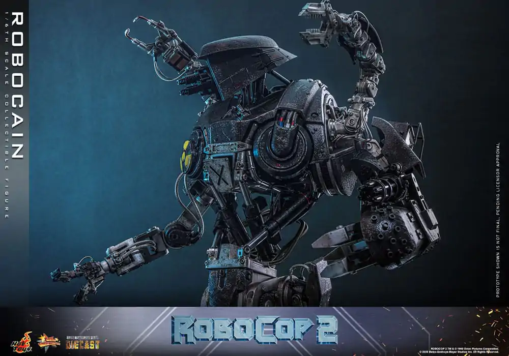 RoboCop 2 Movie Masterpiece Diecast akčná figúrka 1/6 RoboCain 40 cm produktová fotografia