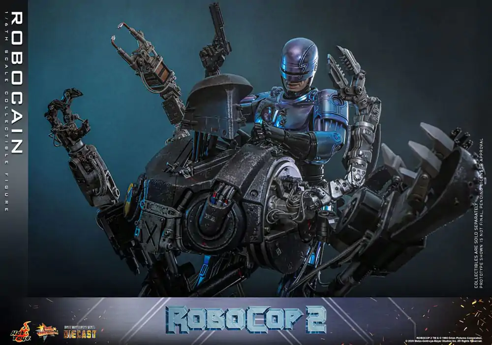 RoboCop 2 Movie Masterpiece Diecast akčná figúrka 1/6 RoboCain 40 cm produktová fotografia