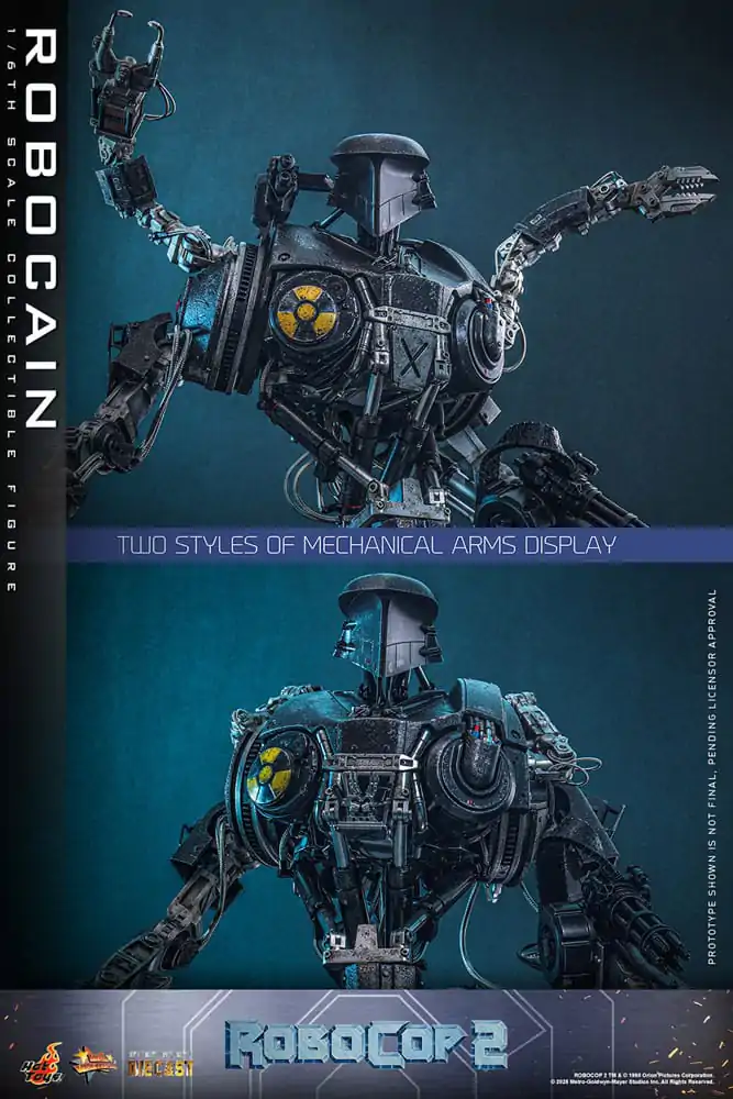 RoboCop 2 Movie Masterpiece Diecast akčná figúrka 1/6 RoboCain 40 cm produktová fotografia