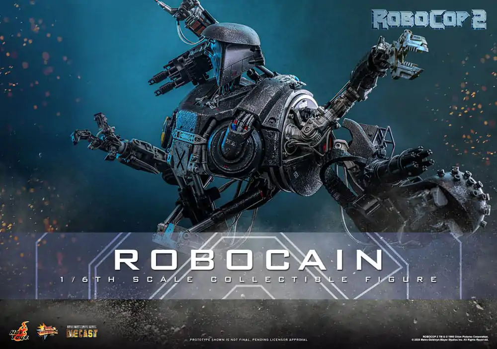 RoboCop 2 Movie Masterpiece Diecast akčná figúrka 1/6 RoboCain 40 cm produktová fotografia