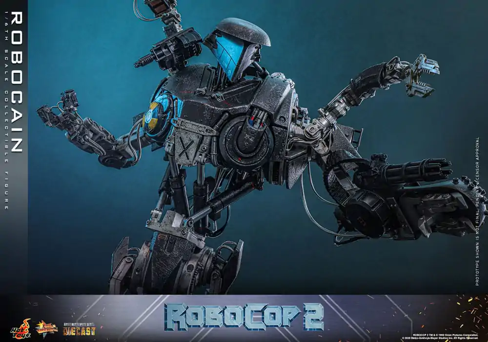 RoboCop 2 Movie Masterpiece Diecast akčná figúrka 1/6 RoboCain 40 cm produktová fotografia
