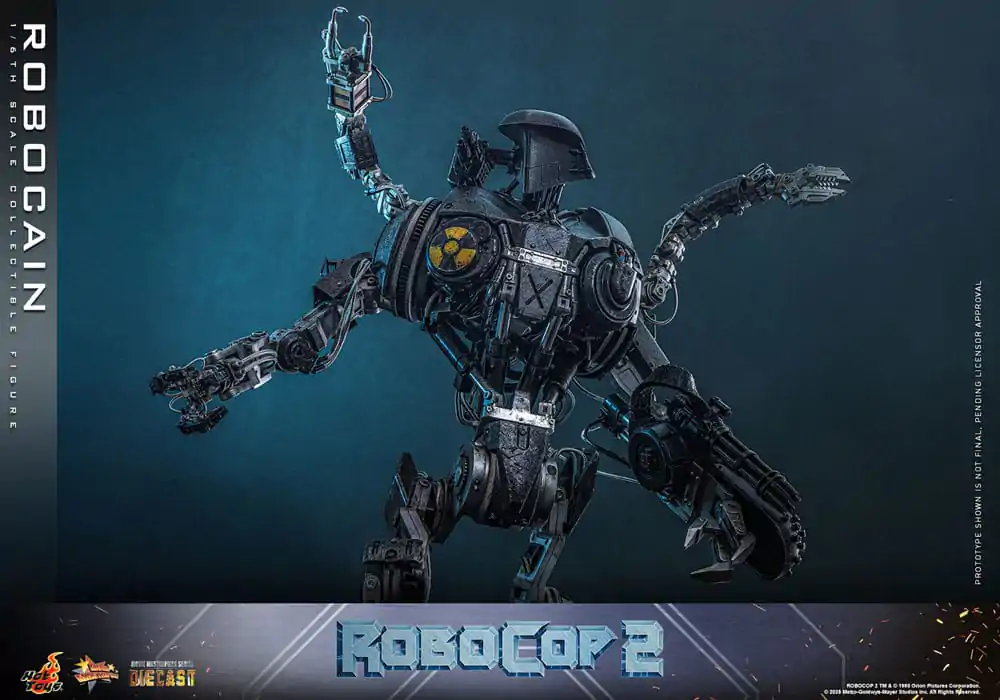 RoboCop 2 Movie Masterpiece Diecast akčná figúrka 1/6 RoboCain 40 cm produktová fotografia