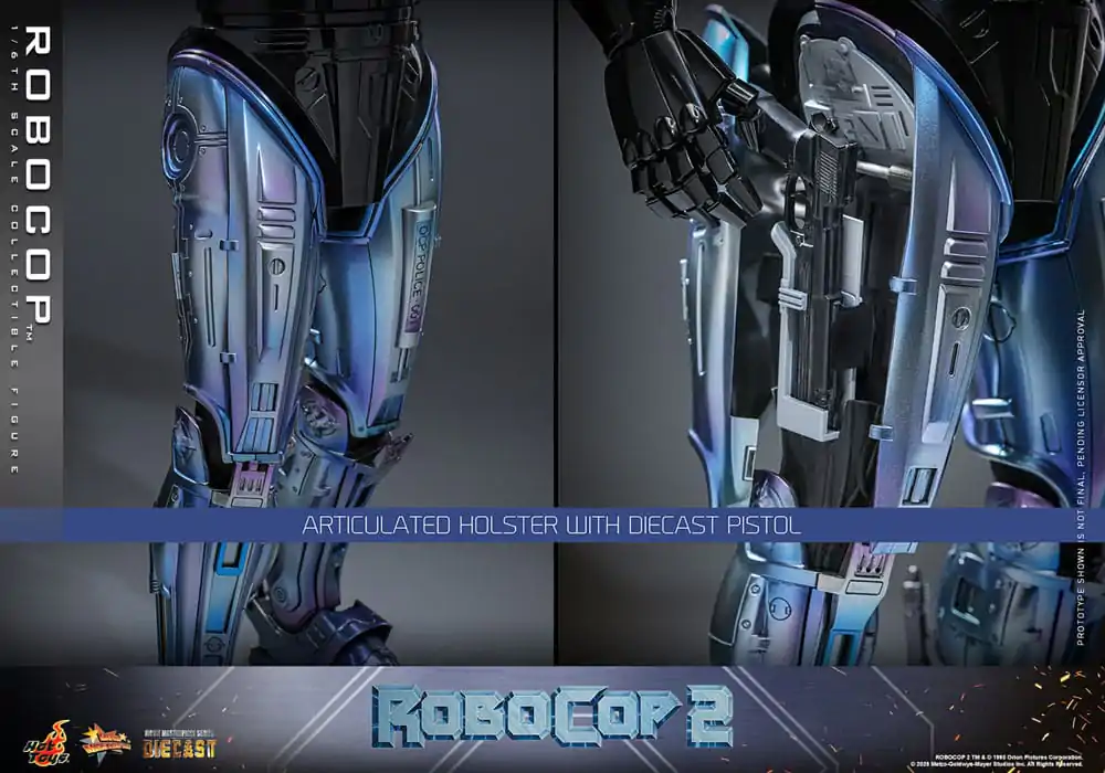 RoboCop 2 Movie Masterpiece Diecast akčná figúrka 1/6 RoboCop 30 cm produktová fotografia