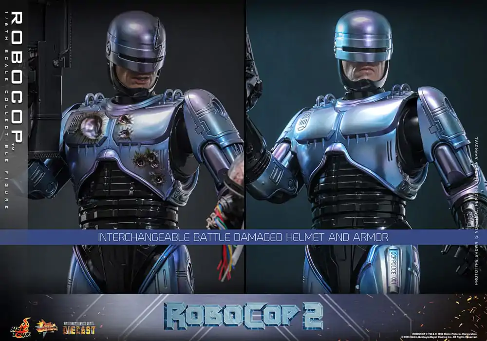 RoboCop 2 Movie Masterpiece Diecast akčná figúrka 1/6 RoboCop 30 cm produktová fotografia
